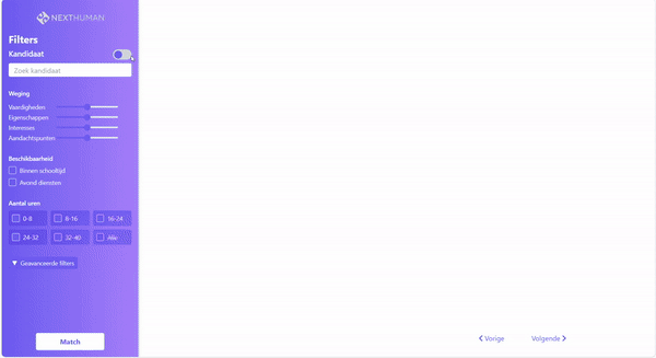 Zoeken naar Talent